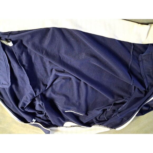 Under Armour Men’s Blue LG White Full-Zip Track Jacket Activewear - Picture 10 of 13